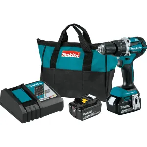 18V LXT® Lithium‑Ion Compact Brushless Cordless 1/2" Hammer Driver‑Drill (5.0Ah)