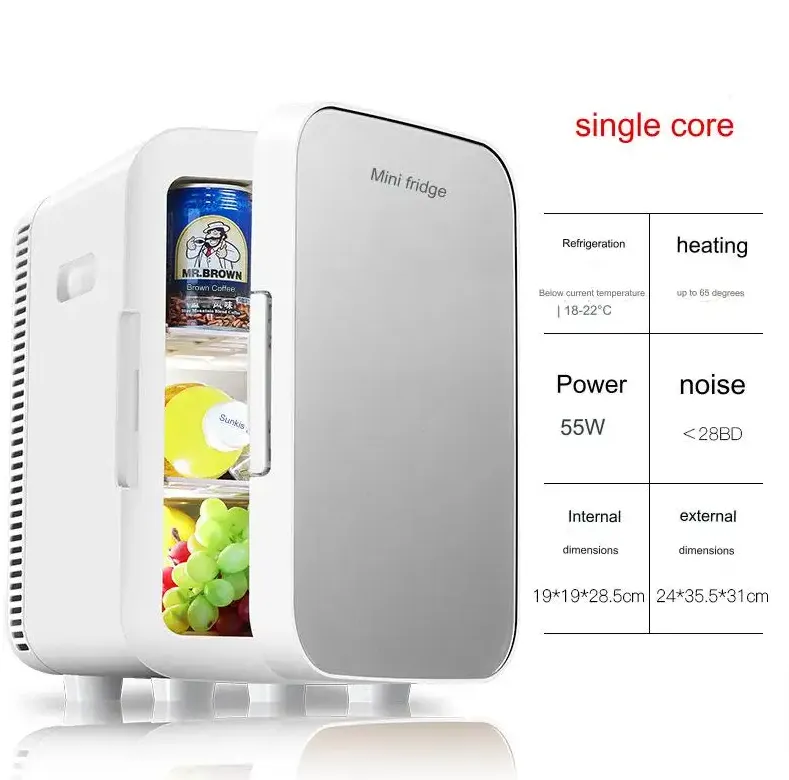 28 x 44 x 34cm 20L Car Mini Refrigerator Fridge Freezer Q-26