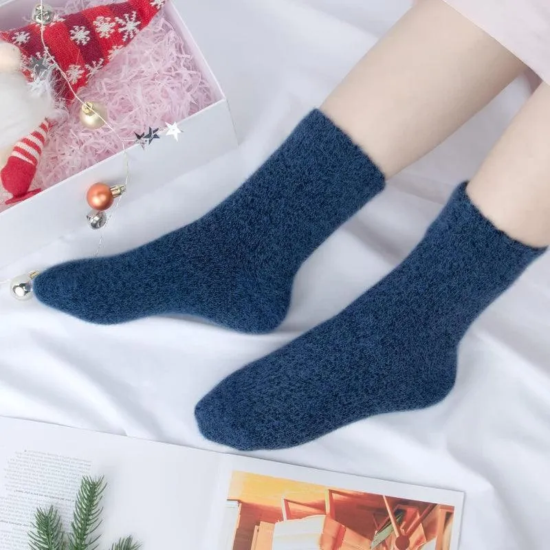 5 Pack Fuzzy Slipper Diabetic Socks – Warmth and Safety Combined