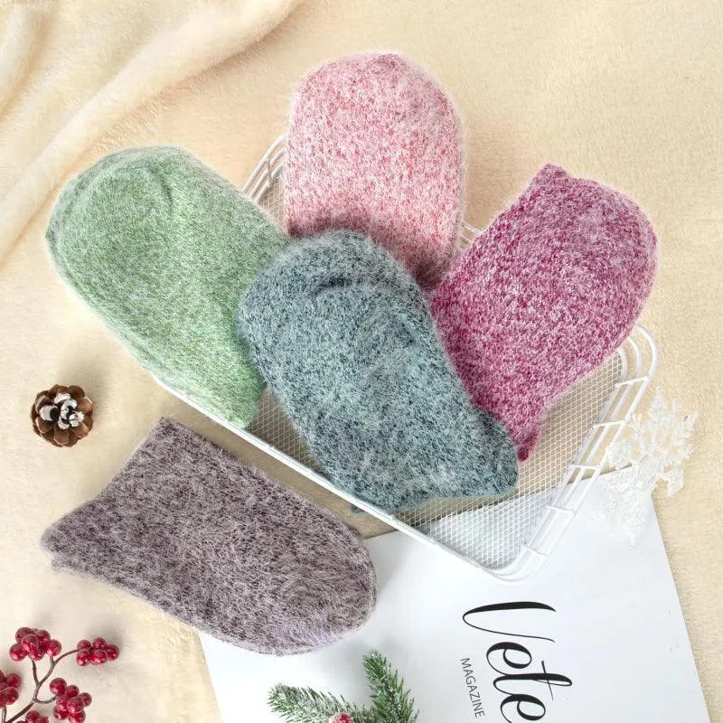 5 Pack Fuzzy Slipper Diabetic Socks – Warmth and Safety Combined