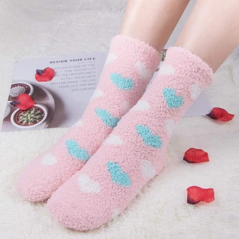 6 Pack Fluffy Comfort Socks – Soft and Cozy for All Seasons