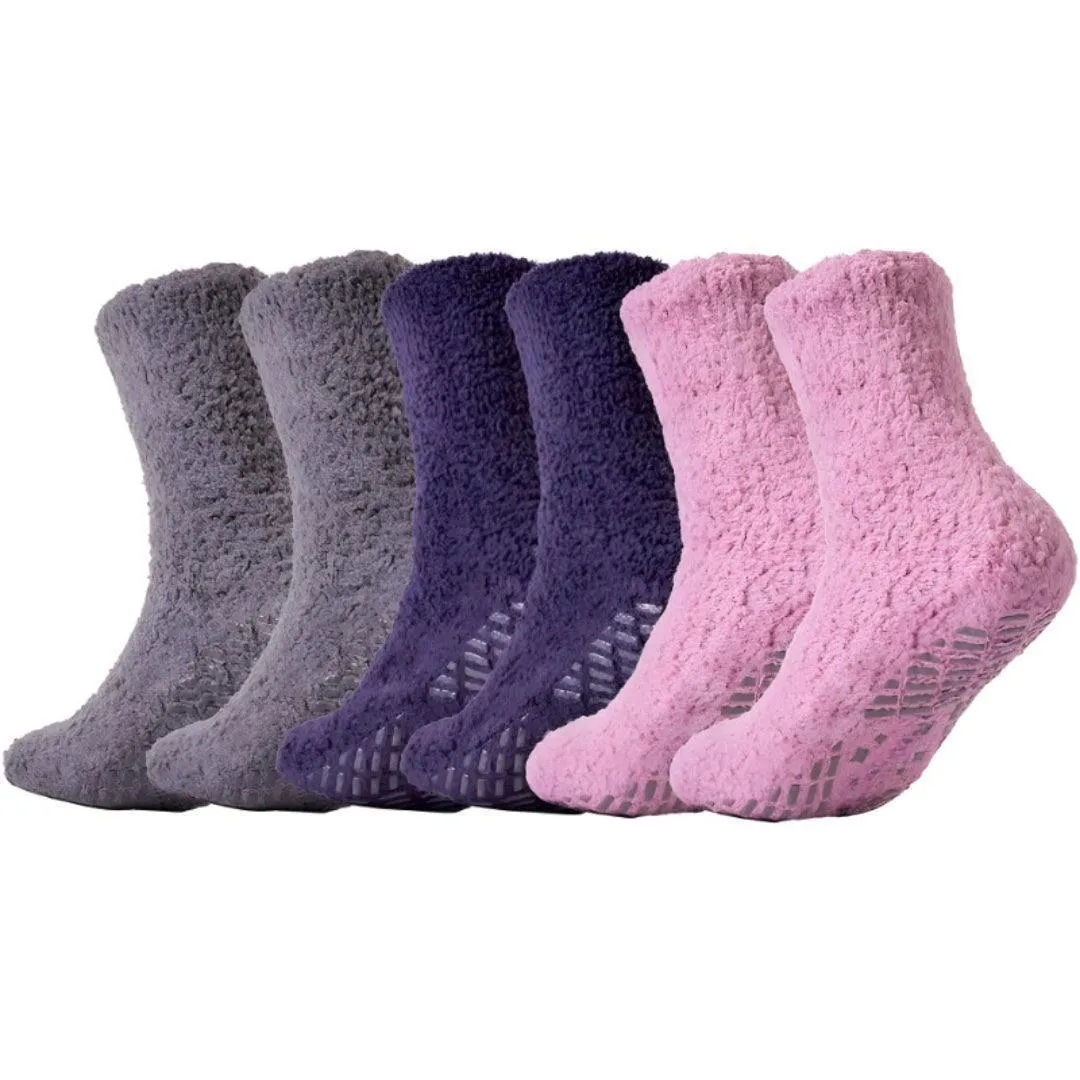 6 Pack Plush Comfort Diabetic Socks – Warm and Cozy