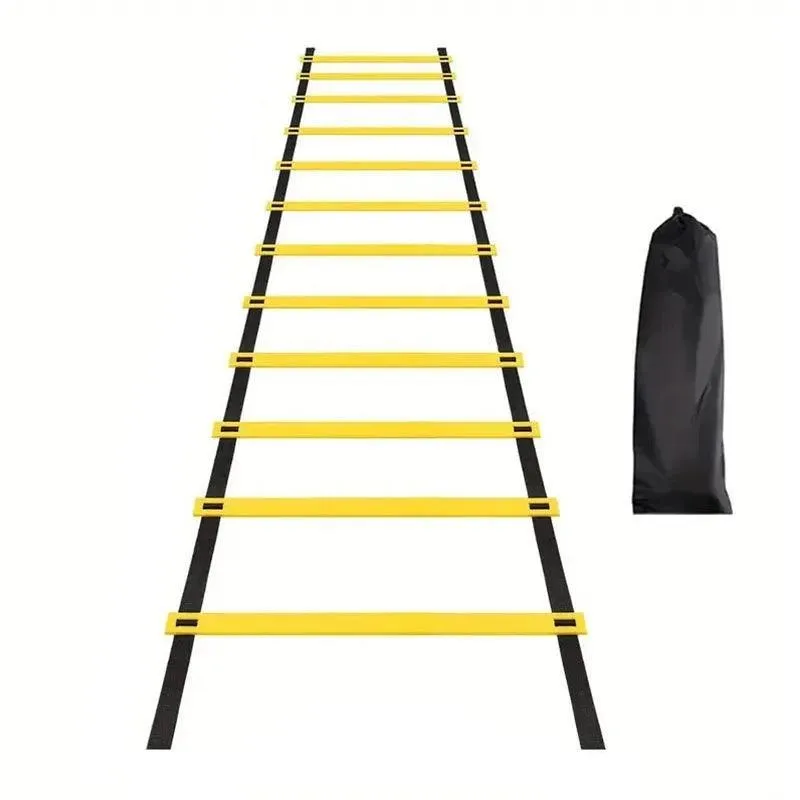 Agility Ladder for Speed & Coordination Training, Adjustable Rungs, Durable PP Material and Portable