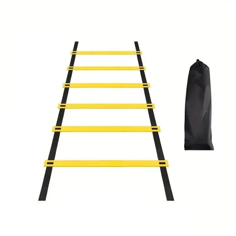 Agility Ladder for Speed & Coordination Training, Adjustable Rungs, Durable PP Material and Portable