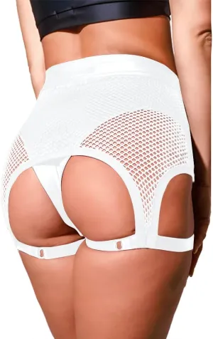 BZB Womens Booty Shorts Trendy High Waisted Yoga Hot Pants Festival Garter Clubwear Pole Dance Shorts