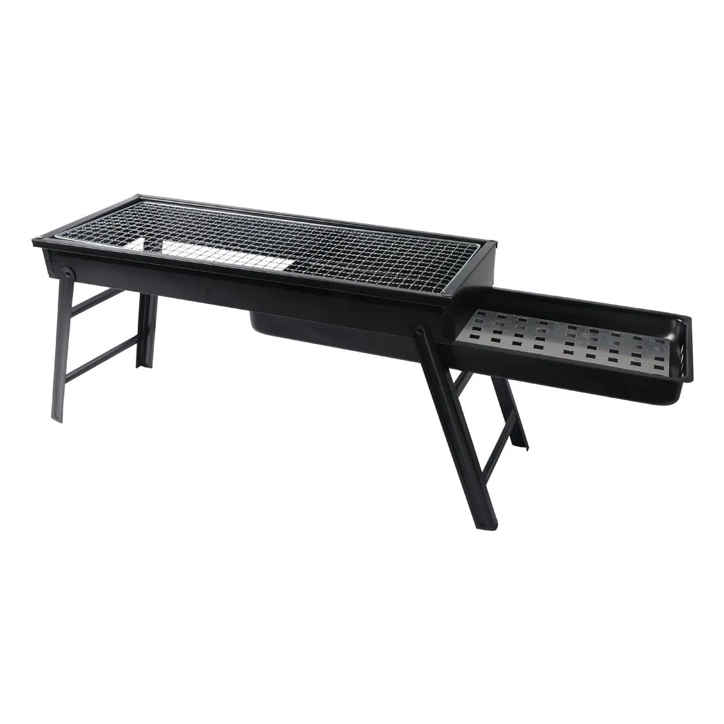 Charcoal BBQ Grill Portable Hibachi Barbecue Outdoor Foldable Camping Picnic Set