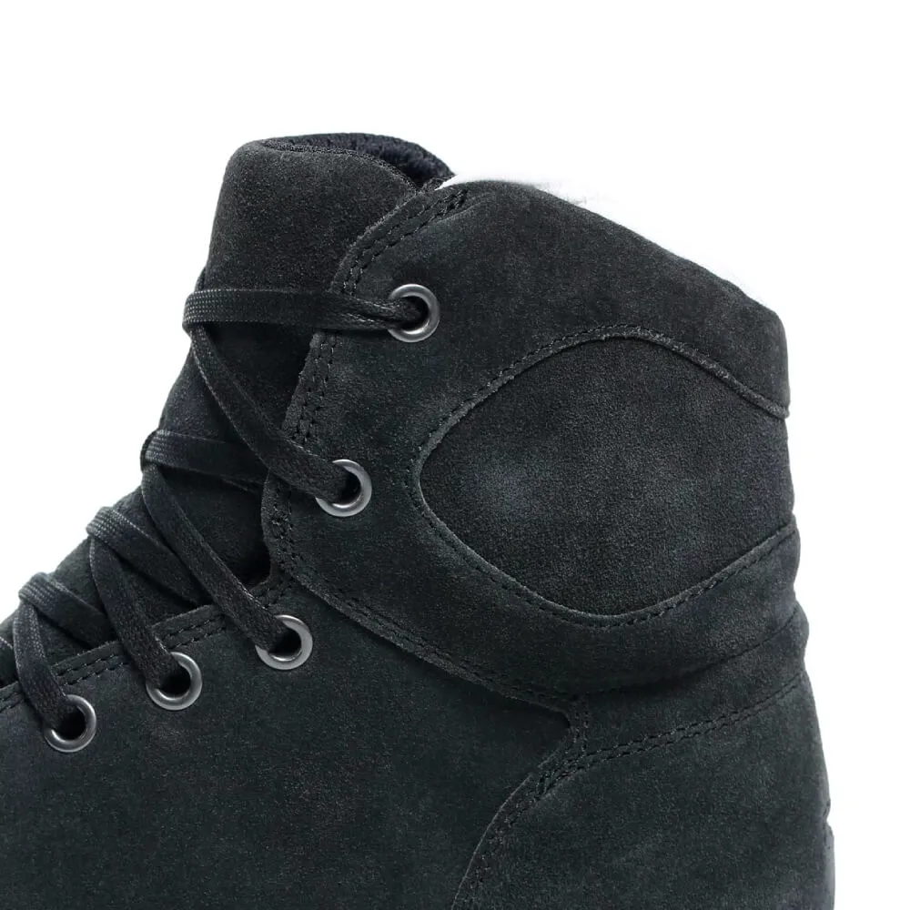 Dainese York Women's D-WP Shoes Dark Carbon / White