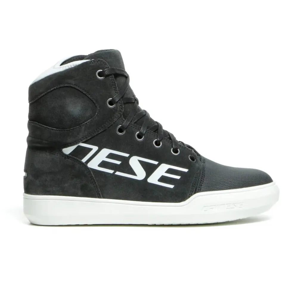 Dainese York Women's D-WP Shoes Dark Carbon / White