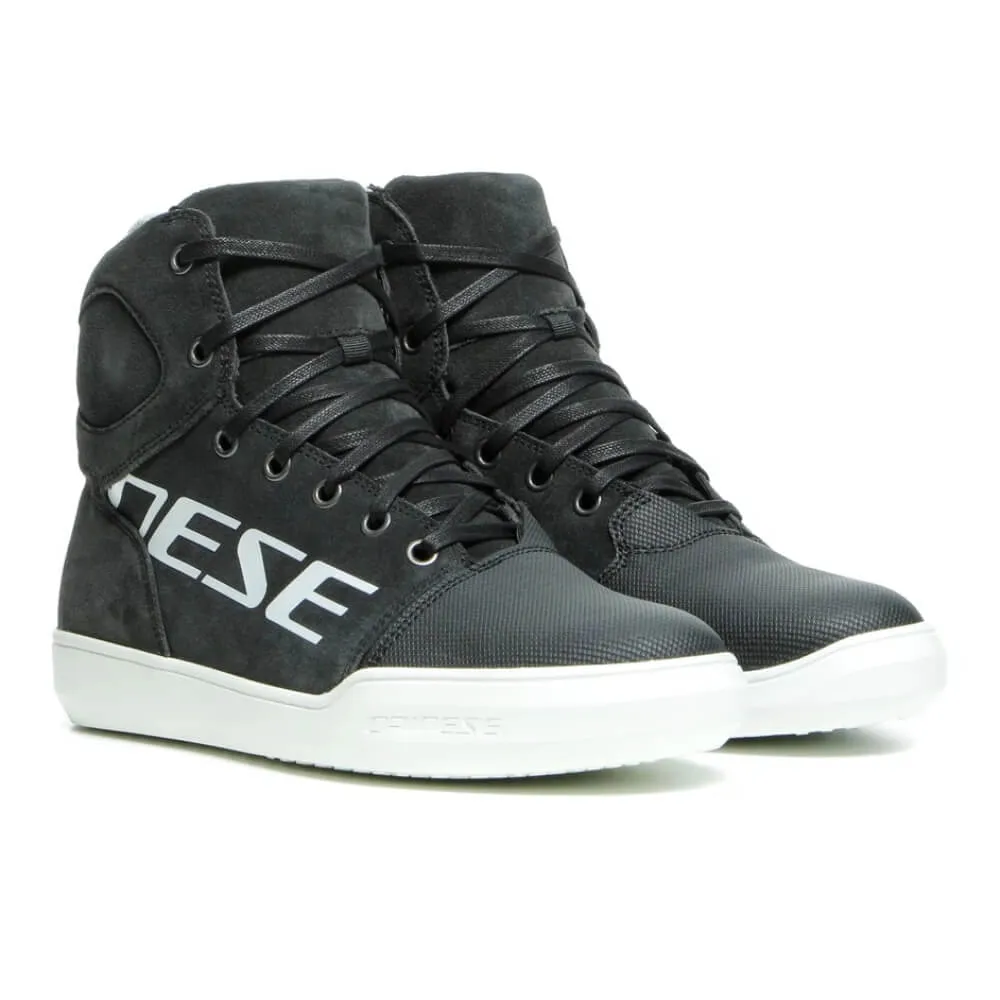 Dainese York Women's D-WP Shoes Dark Carbon / White