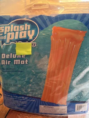 Deluxe Floating MAT RAFT Size 6 FTX 27 in Orange