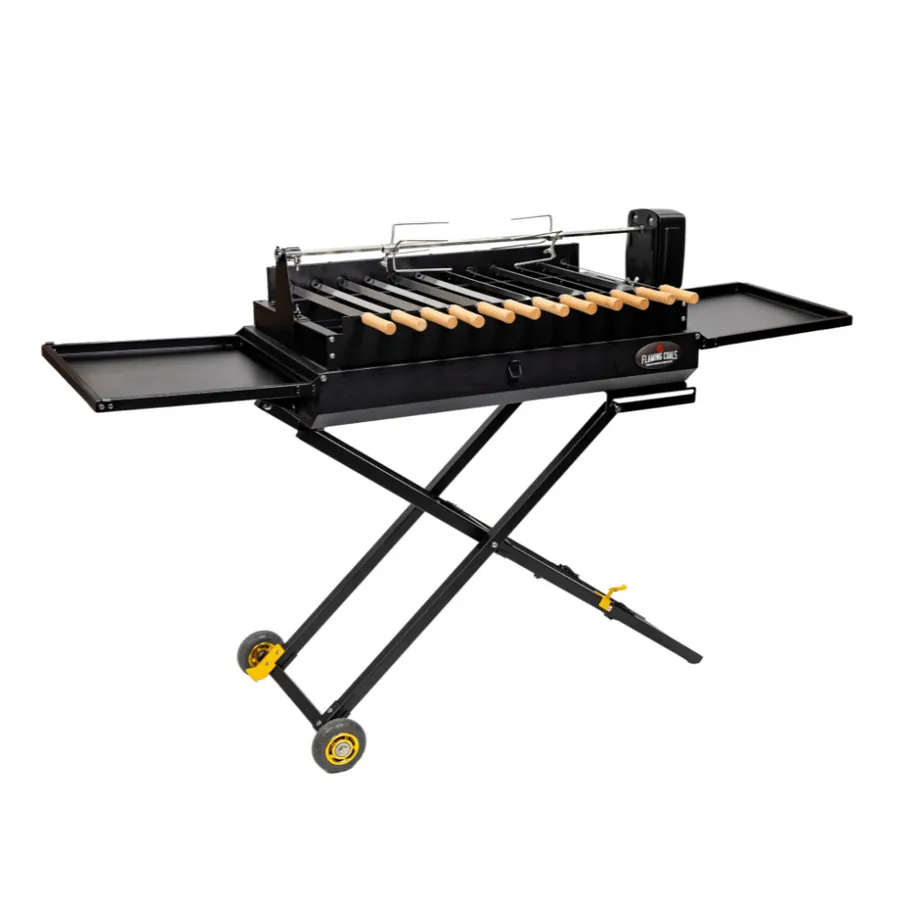 Deluxe Original Foldable Cypriot Souvla Spit Grill