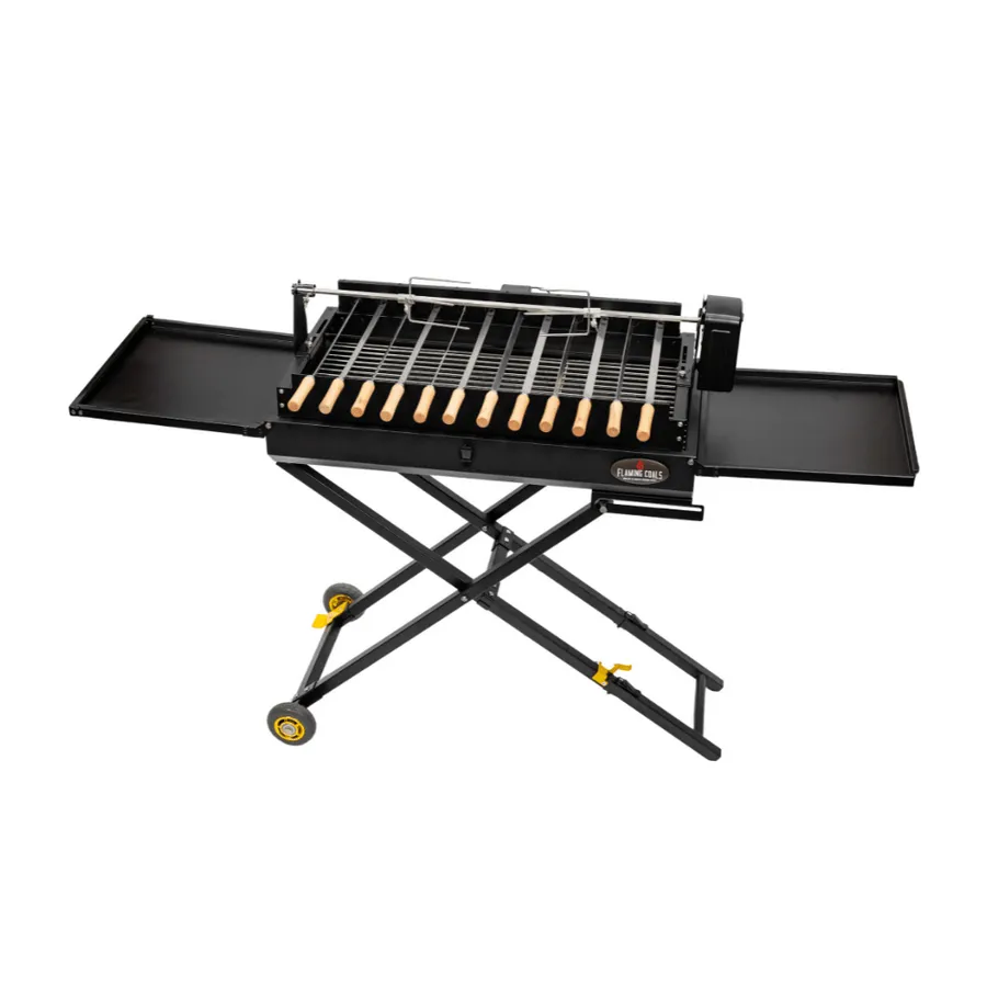 Deluxe Original Foldable Cypriot Souvla Spit Grill