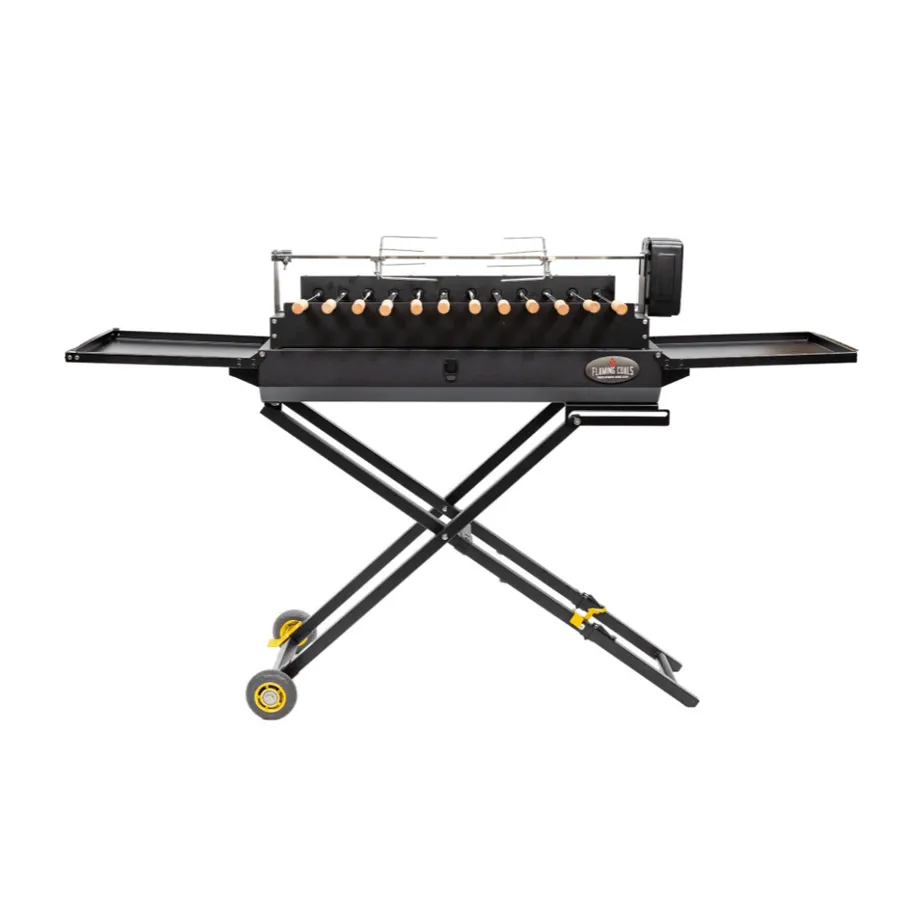 Deluxe Original Foldable Cypriot Souvla Spit Grill