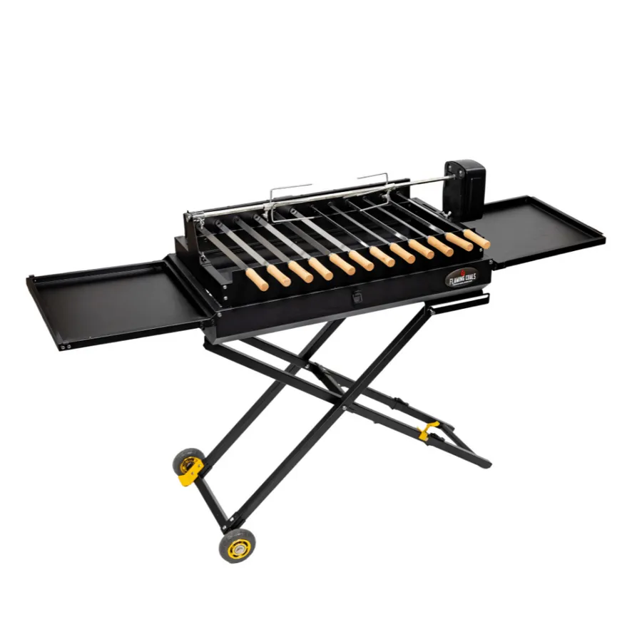 Deluxe Original Foldable Cypriot Souvla Spit Grill