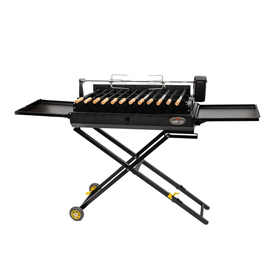 Deluxe Original Foldable Cypriot Souvla Spit Grill