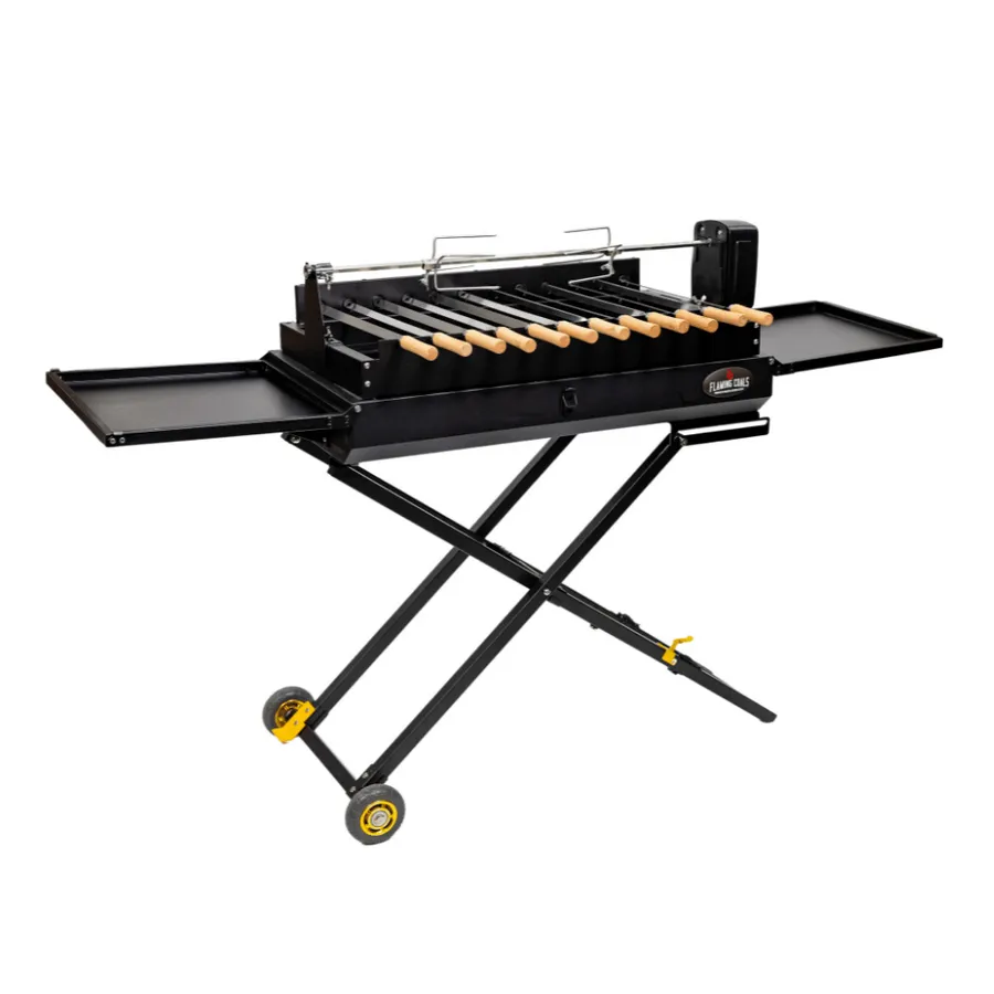 Deluxe Original Foldable Cypriot Souvla Spit Grill