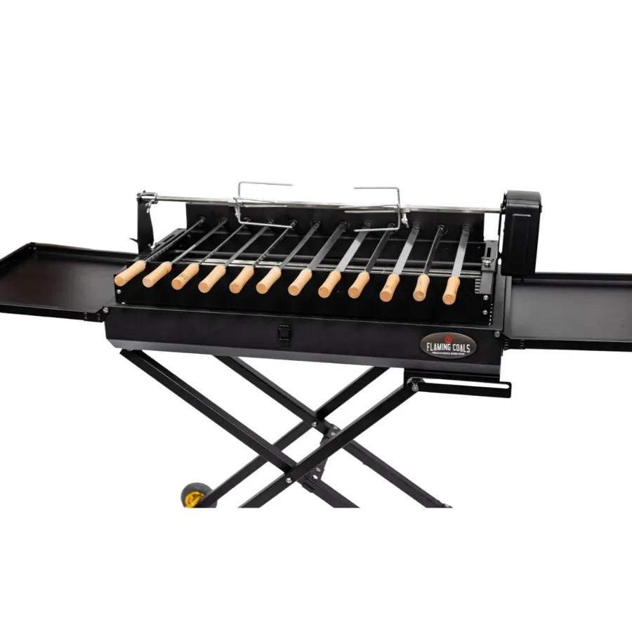 Deluxe Original Foldable Cypriot Souvla Spit Grill