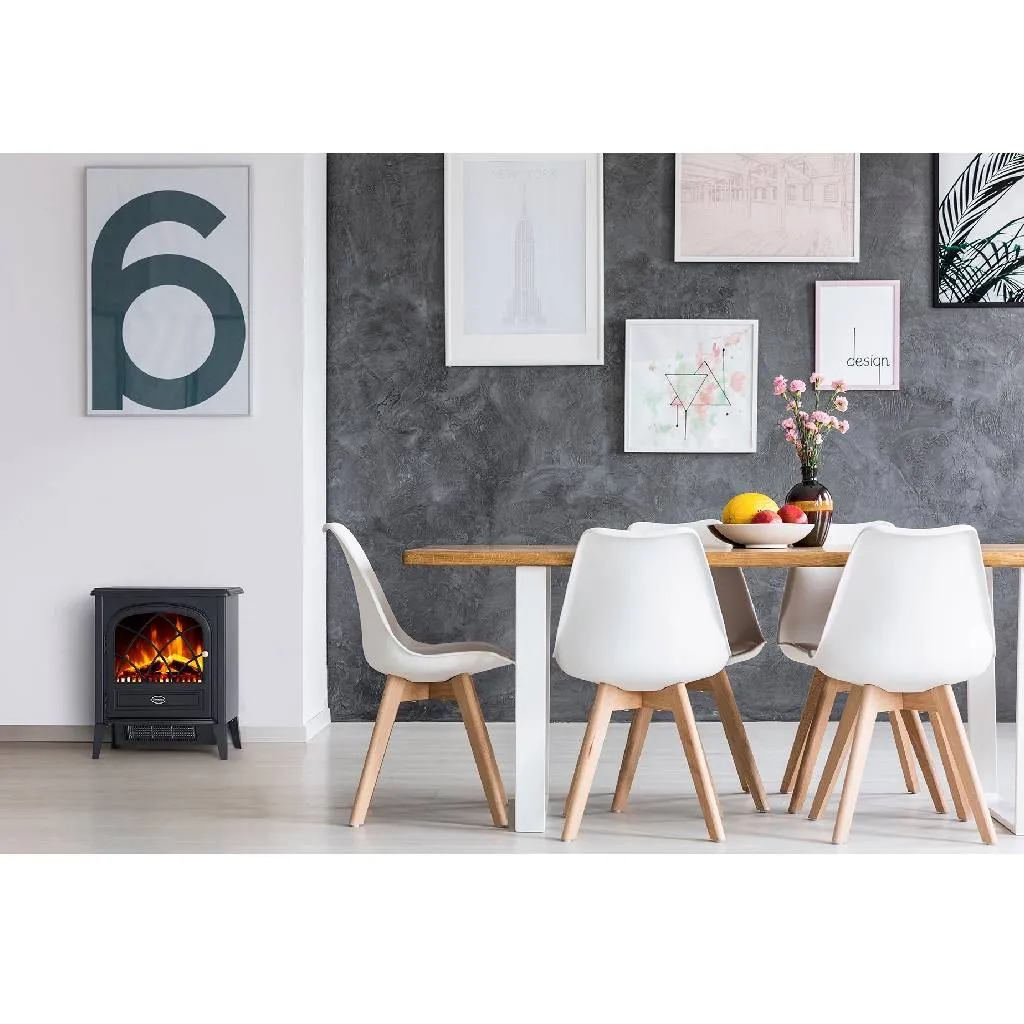 Dimplex RITZ-C 2kW Black Ritz Optiflame Portable Electric Fire