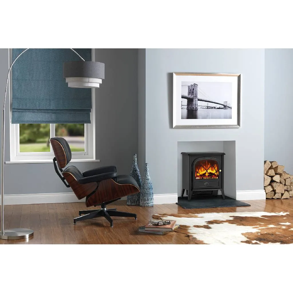 Dimplex RITZ-C 2kW Black Ritz Optiflame Portable Electric Fire