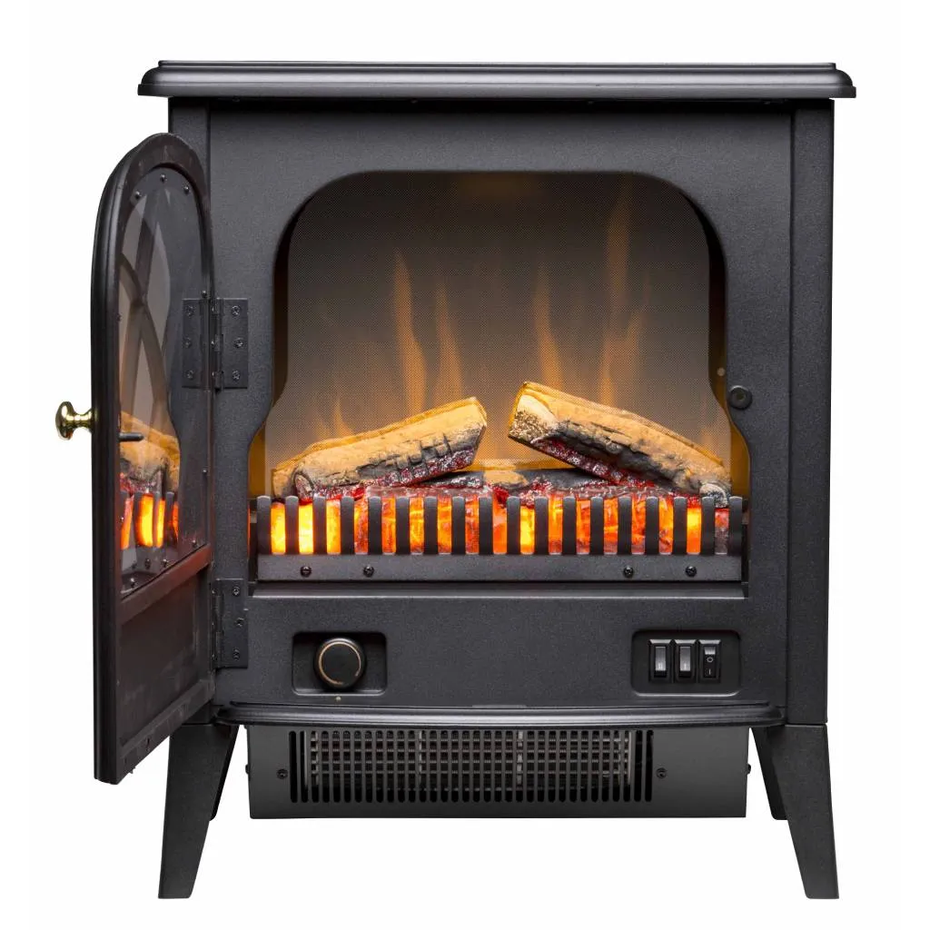 Dimplex RITZ-C 2kW Black Ritz Optiflame Portable Electric Fire
