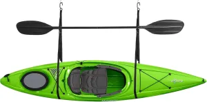 Double Kayak Rack - Hanging Storage from Wall or Ceiling for Surfboards, Paddleboards, SUP, or Canoe - Adjustable Kayak Straps by RAD Sportz