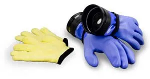 DUI Blue ZIP Gloves, Heavy Duty