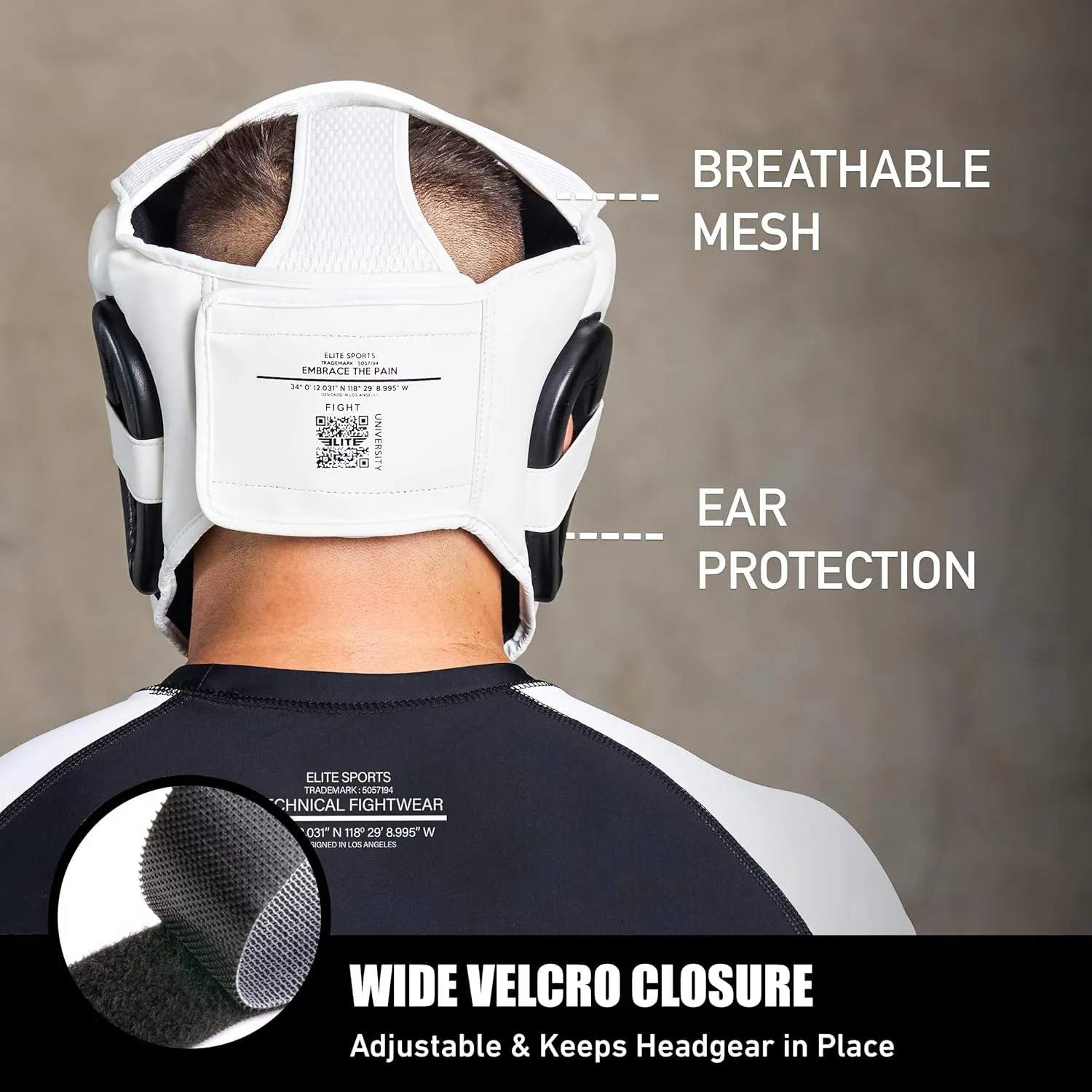 Elite Sports Best Boxing Headgear, Training Sparring Safety Head Guard for MMA, Kickboxing Trainees, Muay Thai, and Boxing for Adult Men