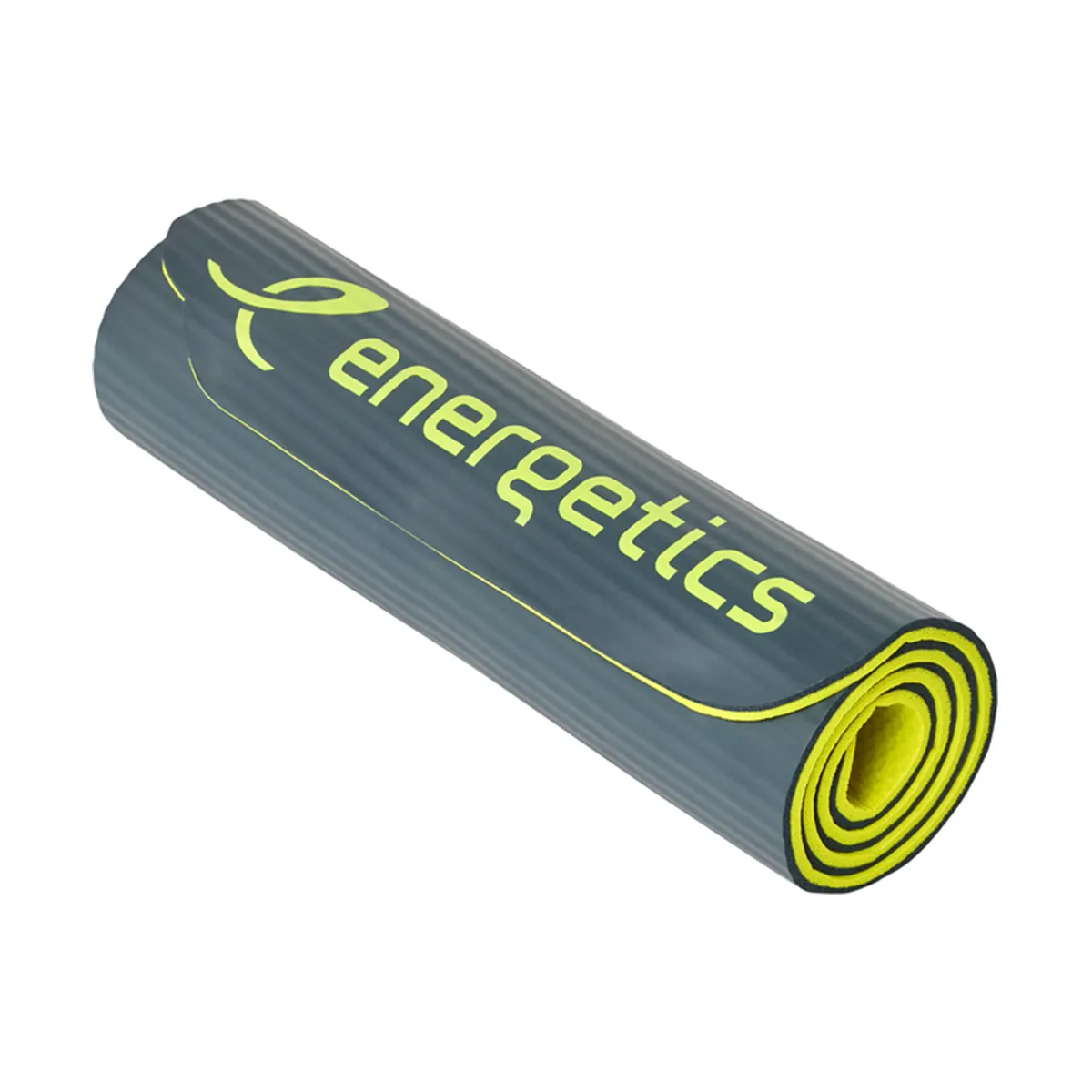Energetics Fitness Fitness Mat For Unisex, Grey & Yellow