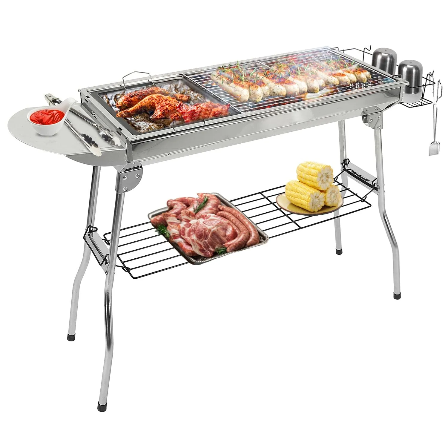 Foldable Portable Barbecue Grill