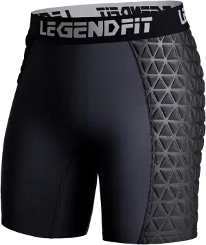 Girls Youth Softball Padded Sliding Shorts Compression Underwear Protective Supportor Baseball Football Lacrosse
