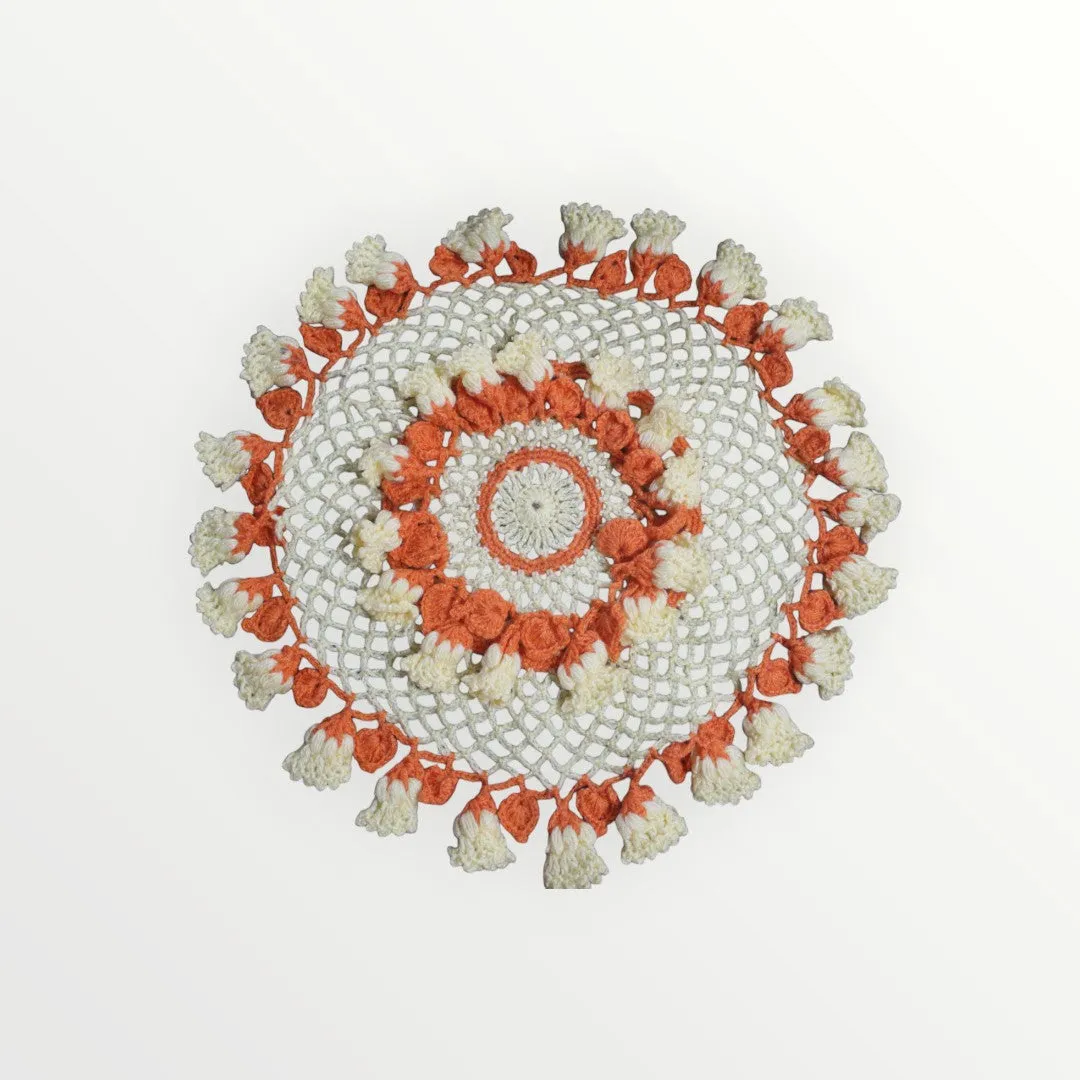 Graminarts Woolen Handmade multicolor Pattern Pooja Thalposh