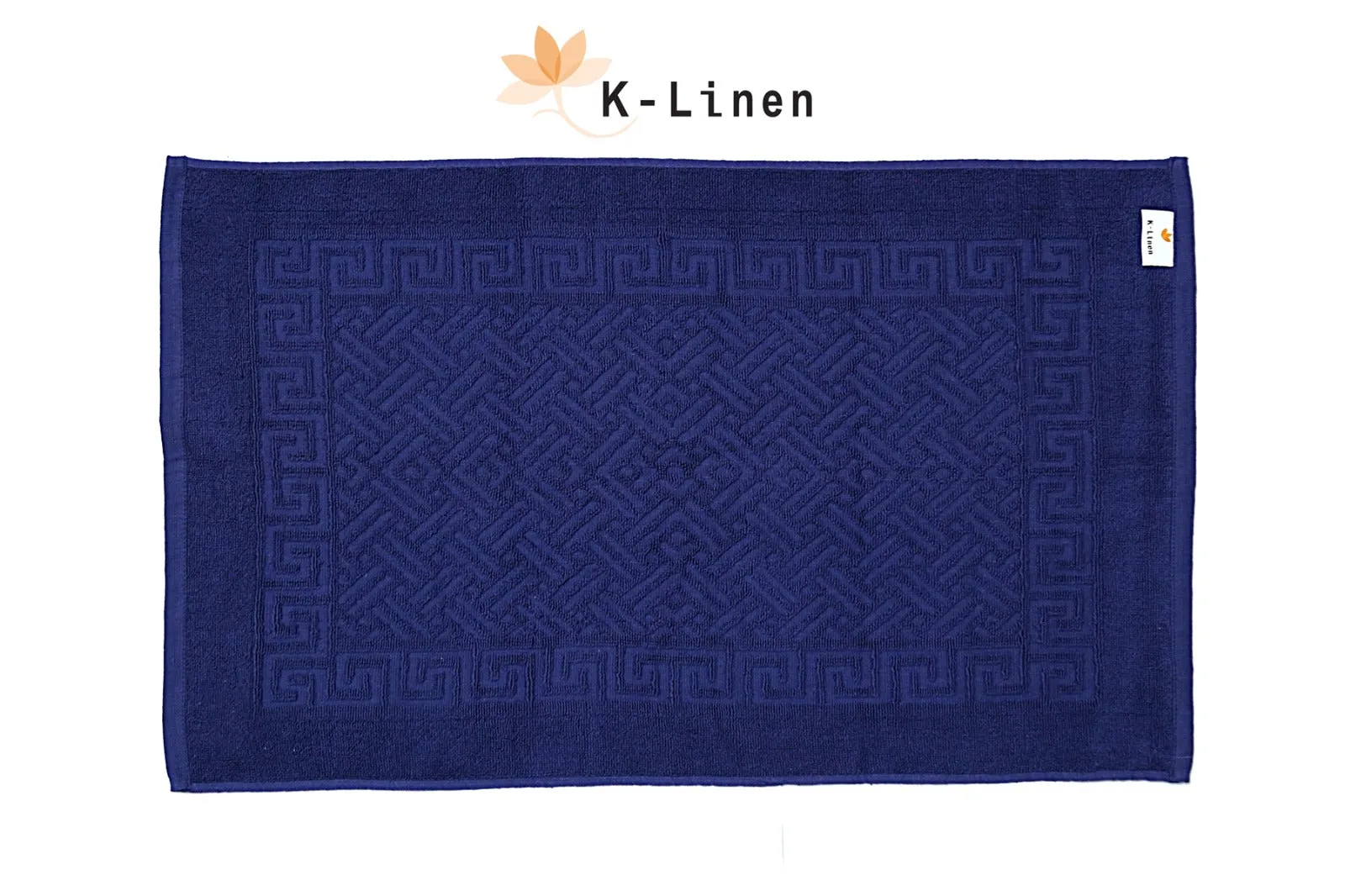 Greek Bath Mat - Blue