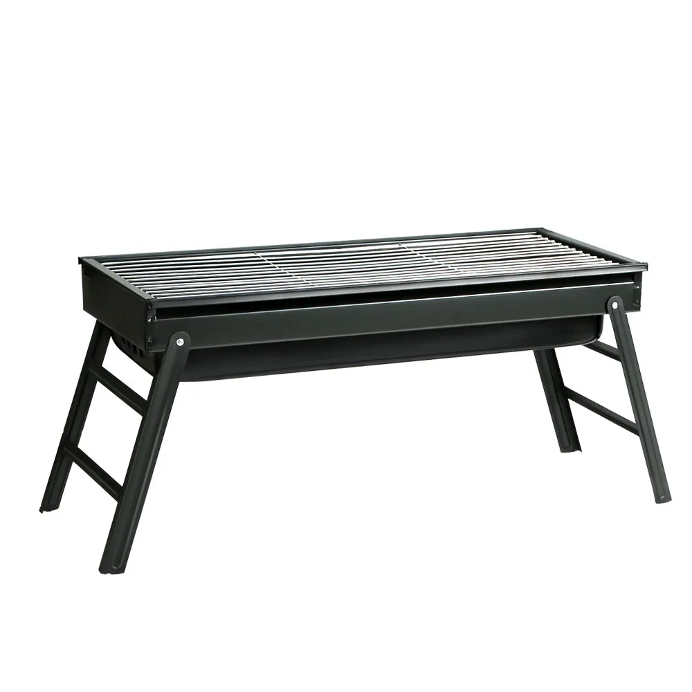 Heavy-Duty Foldable Charcoal BBQ Grill with Ashtray - Grillz