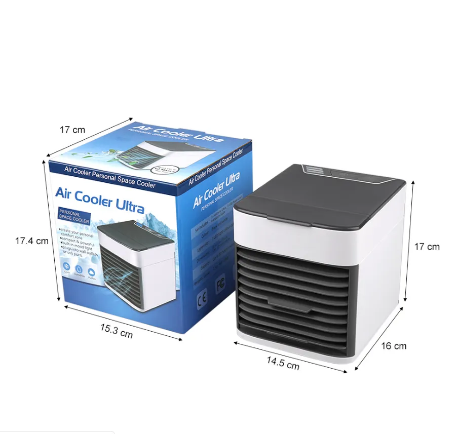 Indoor Portable Windowless Air Conditioner AC Water Evaporative Air Cooler Swamp Cooler Humidifier - Mini Version - Clearance Sale
