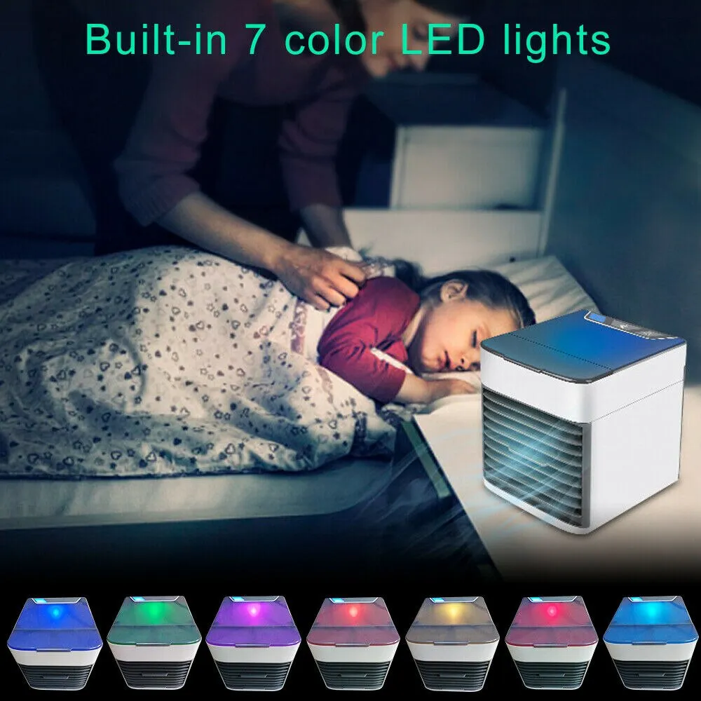 Indoor Portable Windowless Air Conditioner AC Water Evaporative Air Cooler Swamp Cooler Humidifier - Mini Version - Clearance Sale