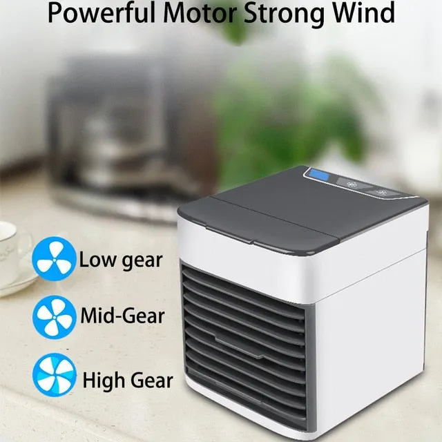 Indoor Portable Windowless Air Conditioner AC Water Evaporative Air Cooler Swamp Cooler Humidifier - Mini Version - Clearance Sale