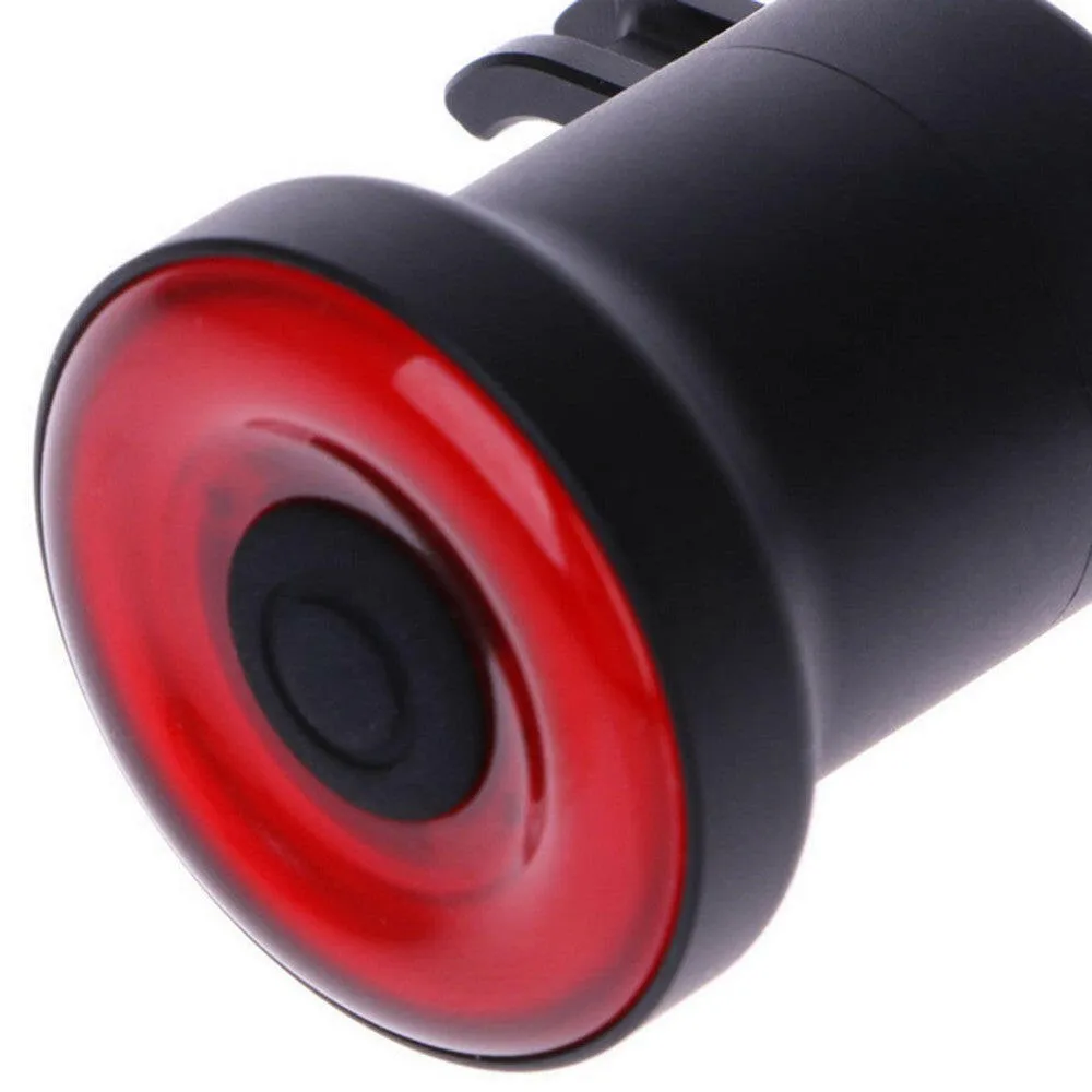 Intelligent Bike Tail Light USB Rechargeable Light Control Brake Rear Lamp Cycling Accessories
