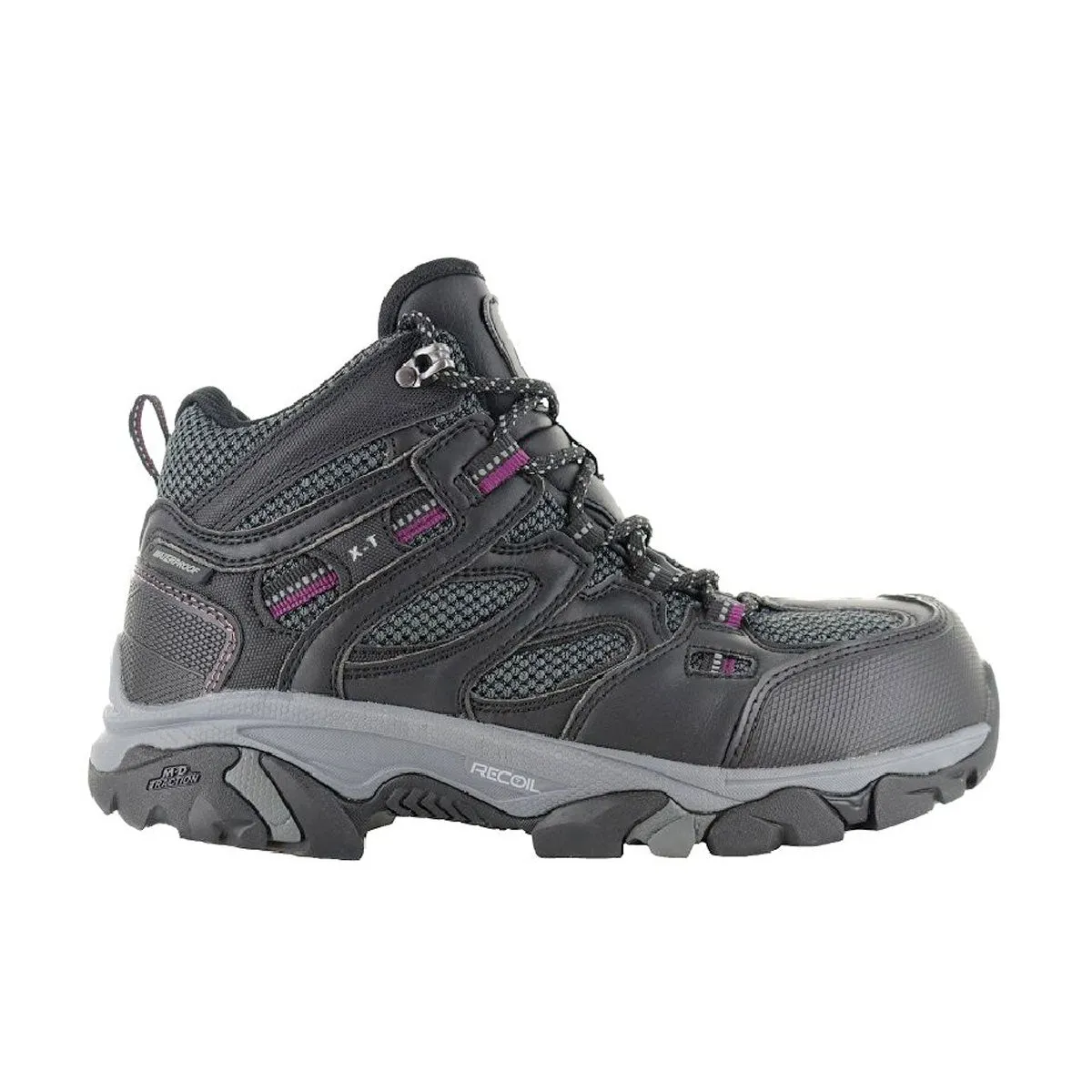 Magnum XT Boron Mid CT SZ WP Womens Boots Black Purple