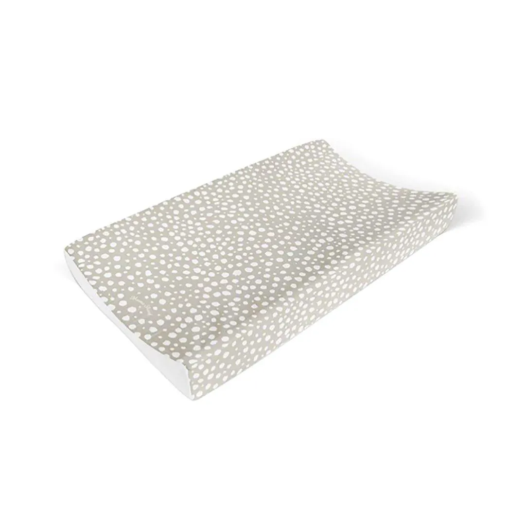 Mama Shack Anti Roll Changing Mat - Taupe Spotty