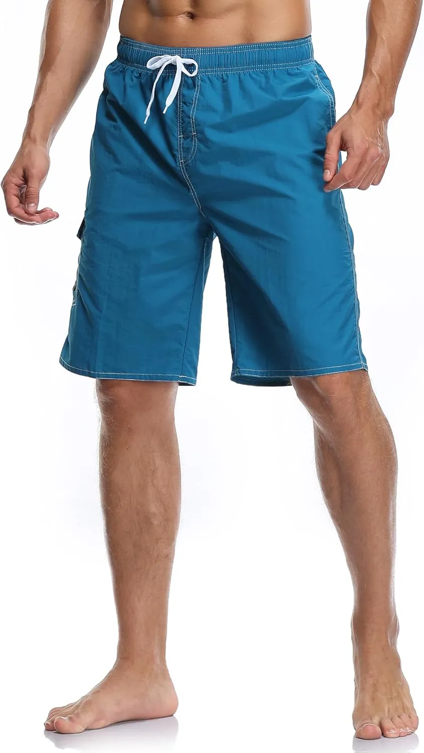 Men's Quick Dry Swim Trunks Board Shorts Swimwear Bathing Suits