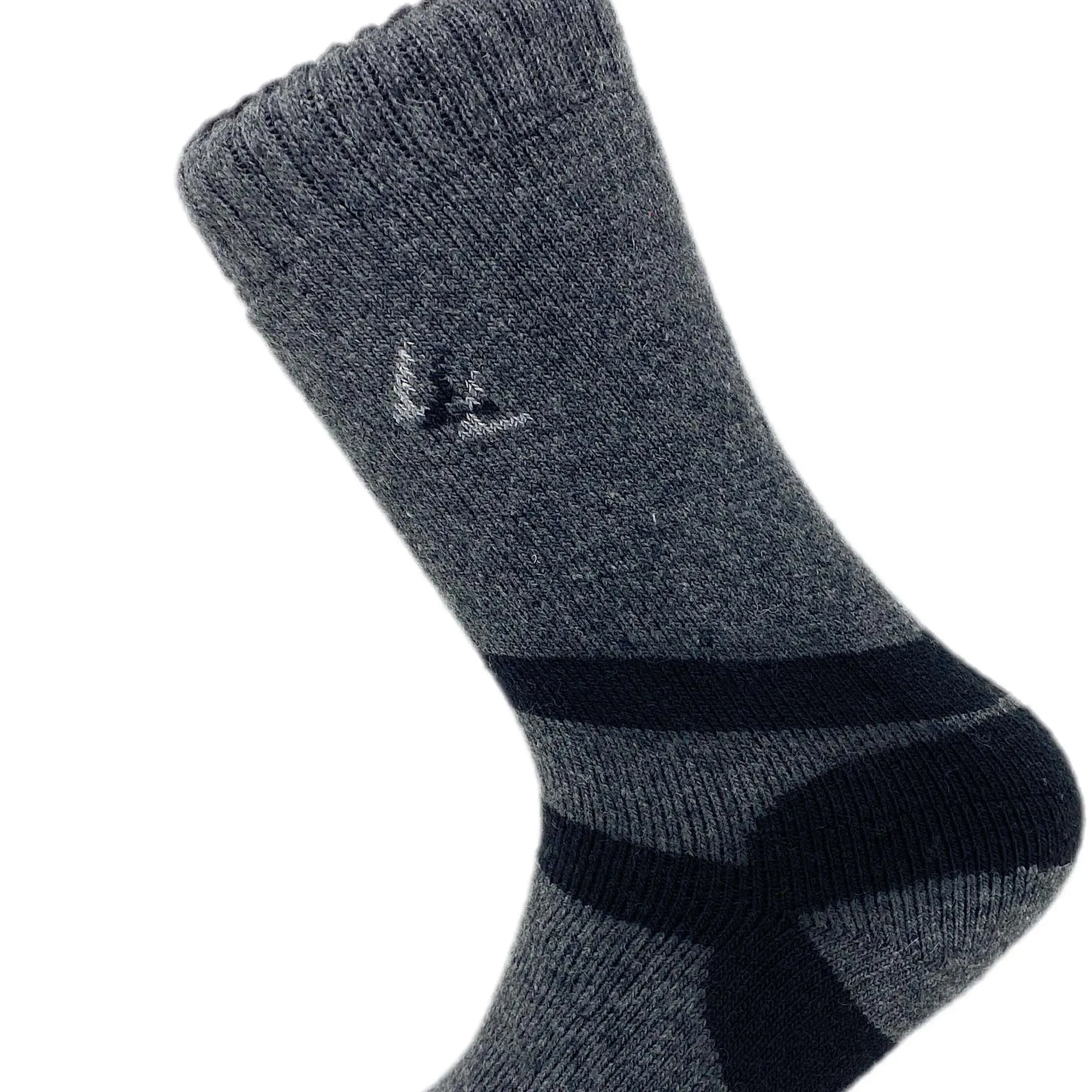 Men's Thermal Insulated Wool Crew Socks - Winter Warm Thick Casual Socks