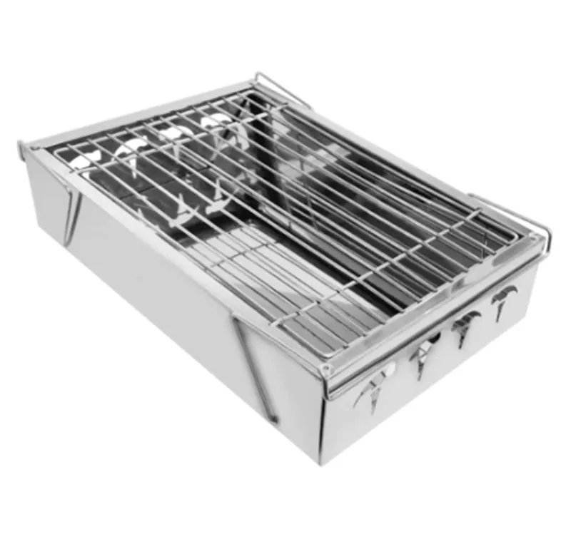 Mini Household Charcoal Barbecue Grill Outdoor Folding Portable
