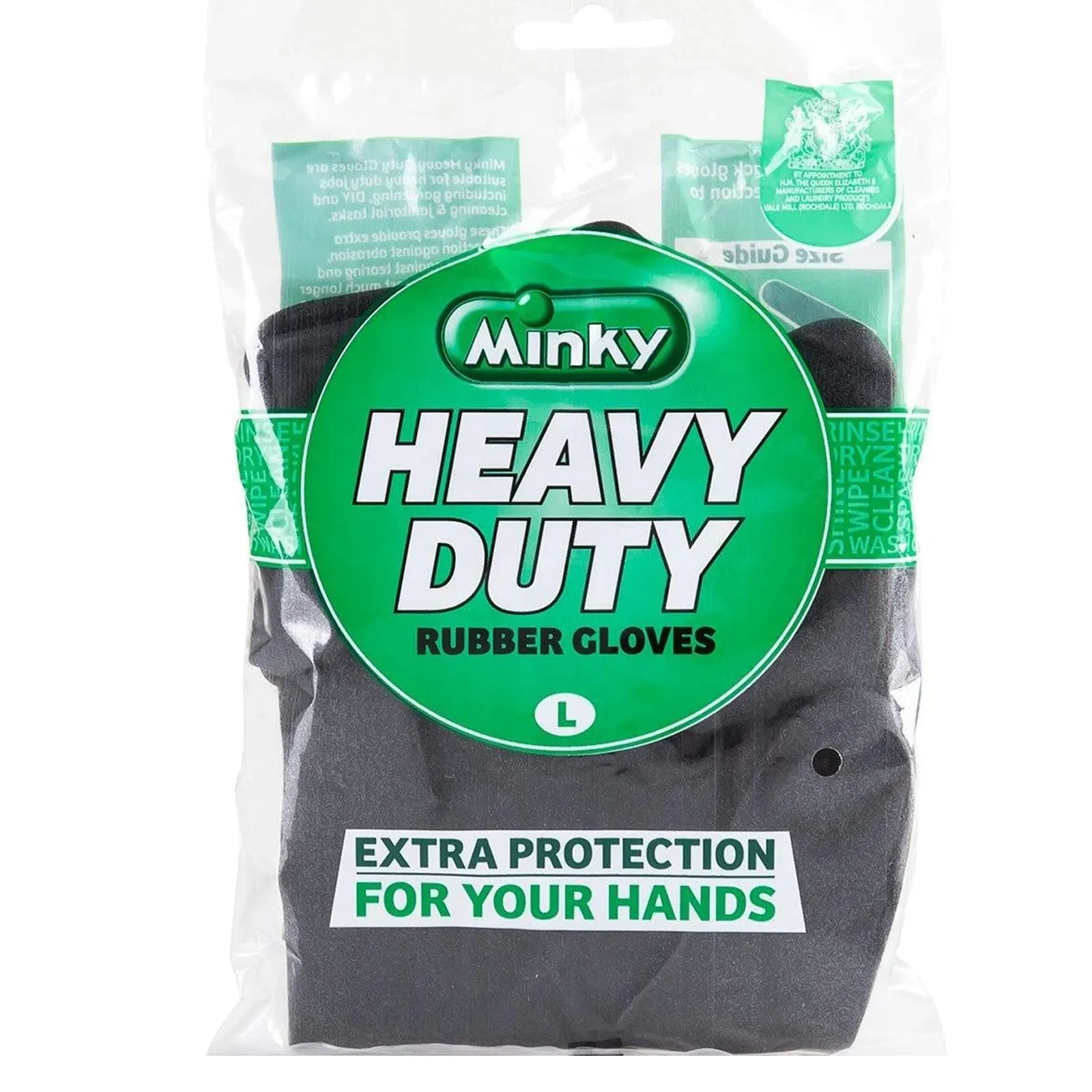 Minky Large Heavy Duty Rubber Gloves
