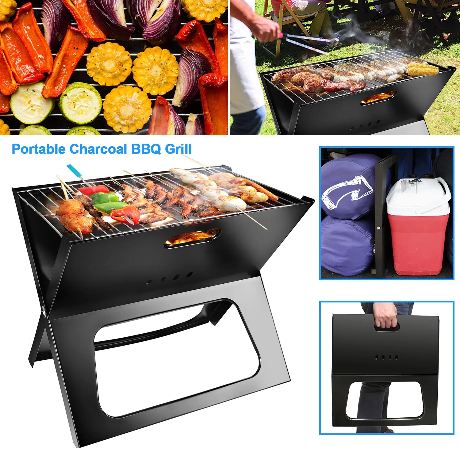 Portable Charcoal BBQ Grill