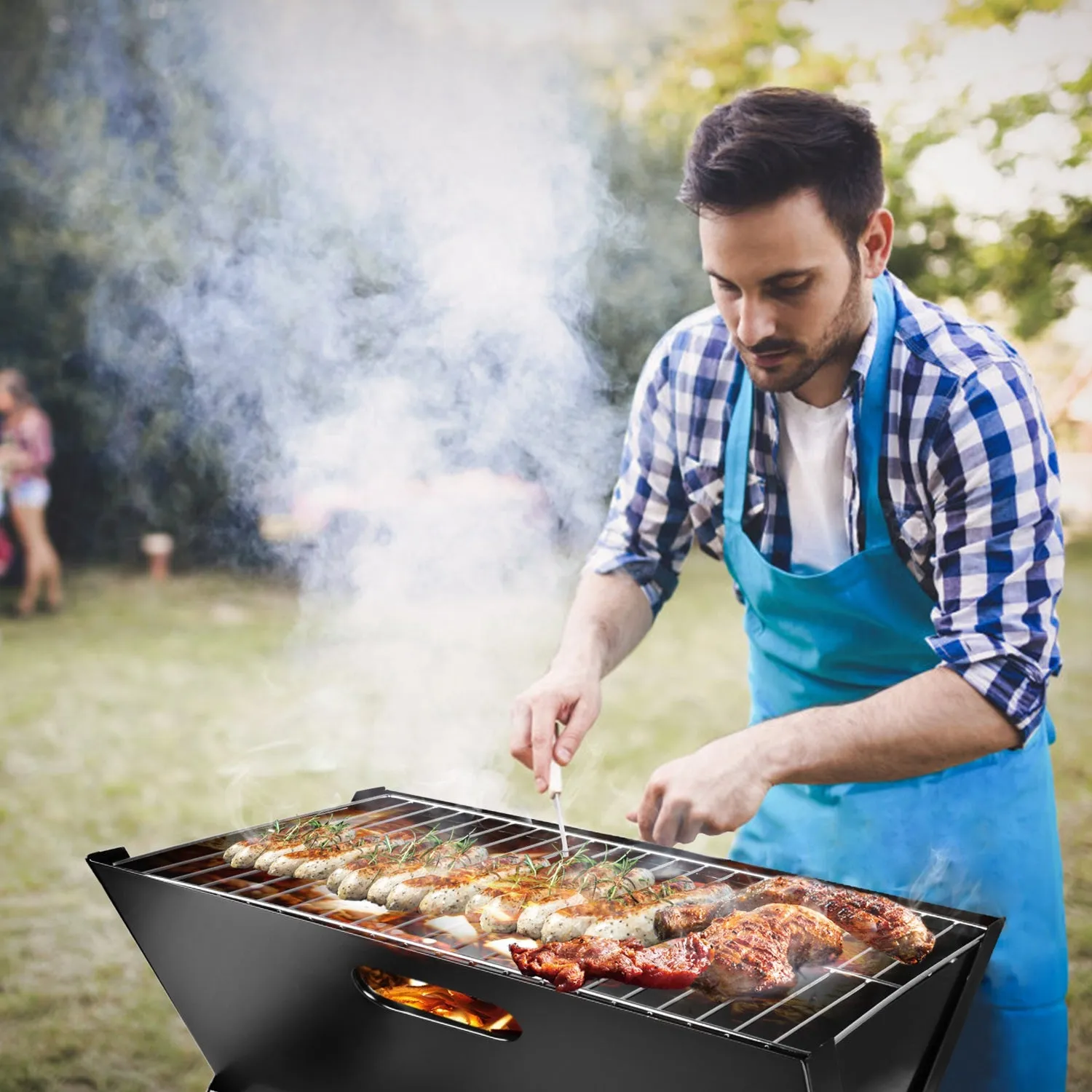 Portable Charcoal BBQ Grill