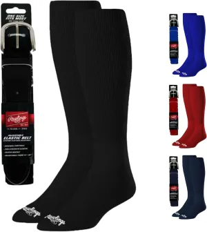 Rawlings | Belt & Socks Combo | Baseball/Softball | Multiple Sizes & Colors
