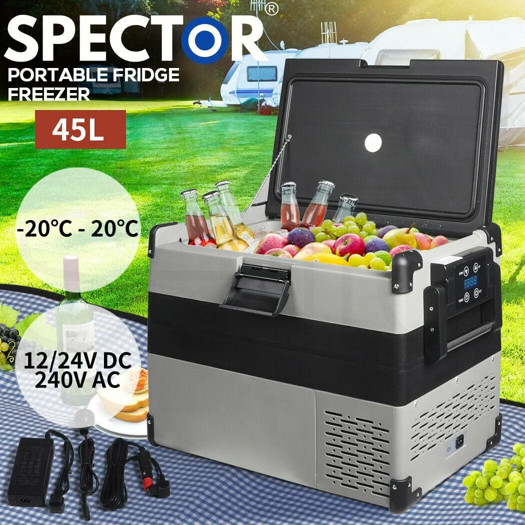 Spector 45L Portable Fridge Freezer Cooler Refrigerator Camping Caravan Boat
