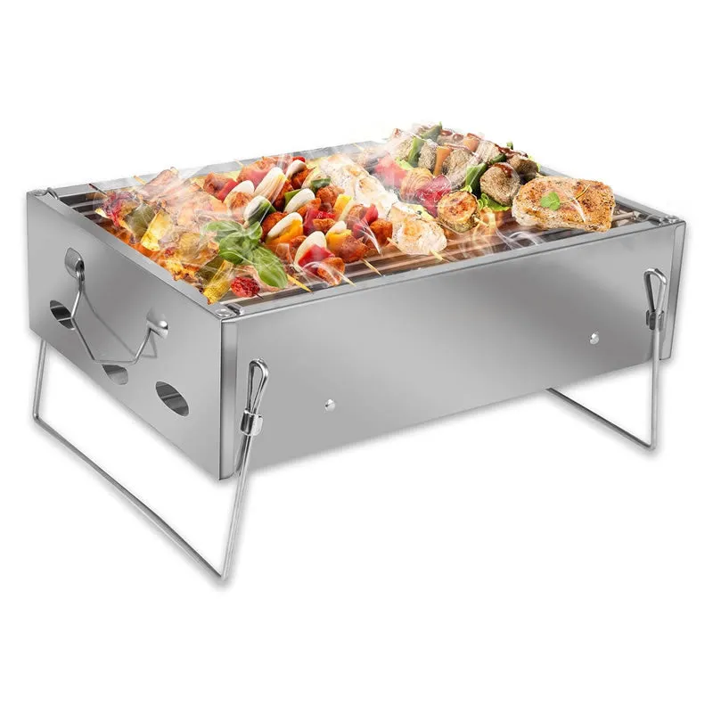 Stainless Steel Foldable Barbecue Picnic Grill -007