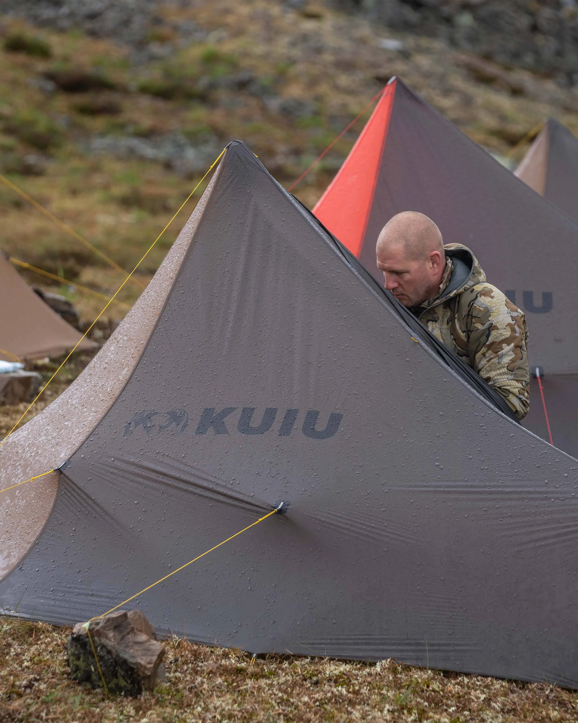 Summit Star 1 Person Tent | Gunmetal-Camel