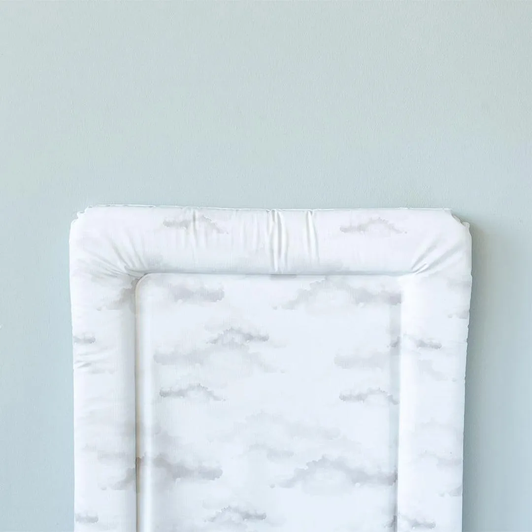 The Little Bumble Co. Standard Changing Mat - Beige Clouds